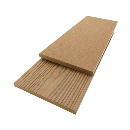 ไม้รั้ว WPC หัวตัด THAISUN 3D 11.5X0.95X200 ซม. สีสัก_0