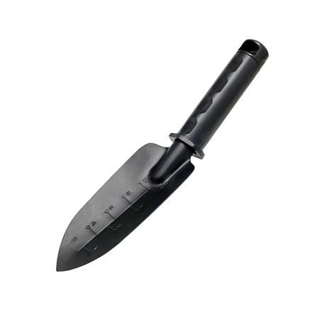 ช้อนพรวนดินเหล็ก ด้ามพลาสติก SPRING เล็ก สีดำ