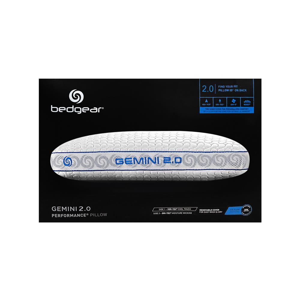 หมอนสุขภาพ เมมโมรี่โฟม BEDGEAR GEMINI 2.0 17x24 นิ้ว สีขาว