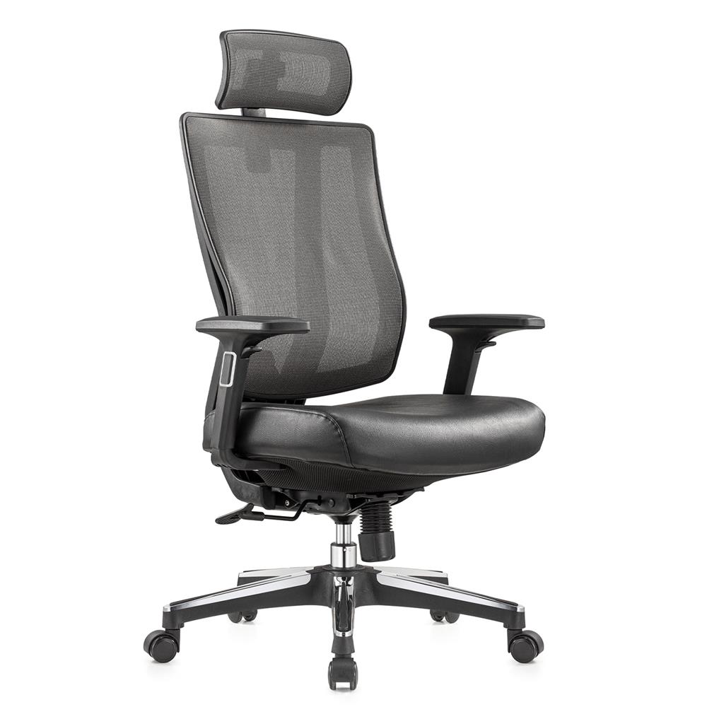 เก้าอี้สำนักงาน FURDINI ALINA A633 PU สีดำ/เทา