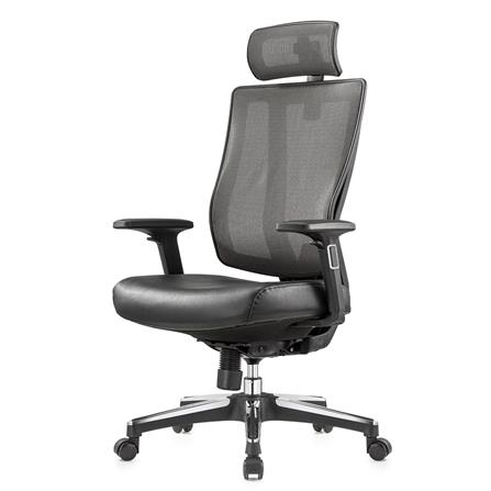 เก้าอี้สำนักงาน FURDINI ALINA A633 PU สีดำ/เทา_1