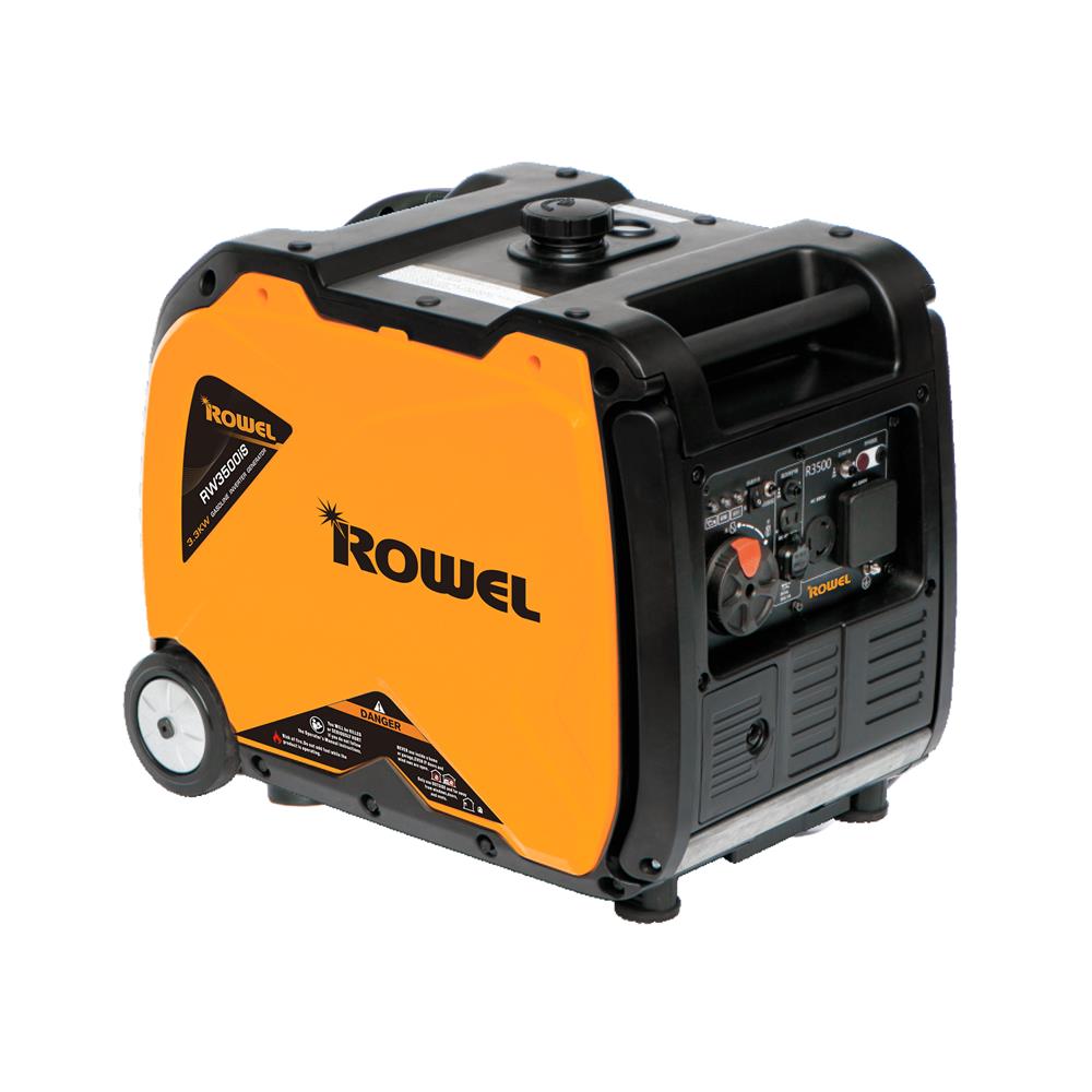 เครื่องกำเนิดไฟฟ้าอินเวอร์เตอร์เบนซิน ROWEL RW3500IS 8.3 ลิตร 3.5 กิโลวัตต์ 220 โวลต์