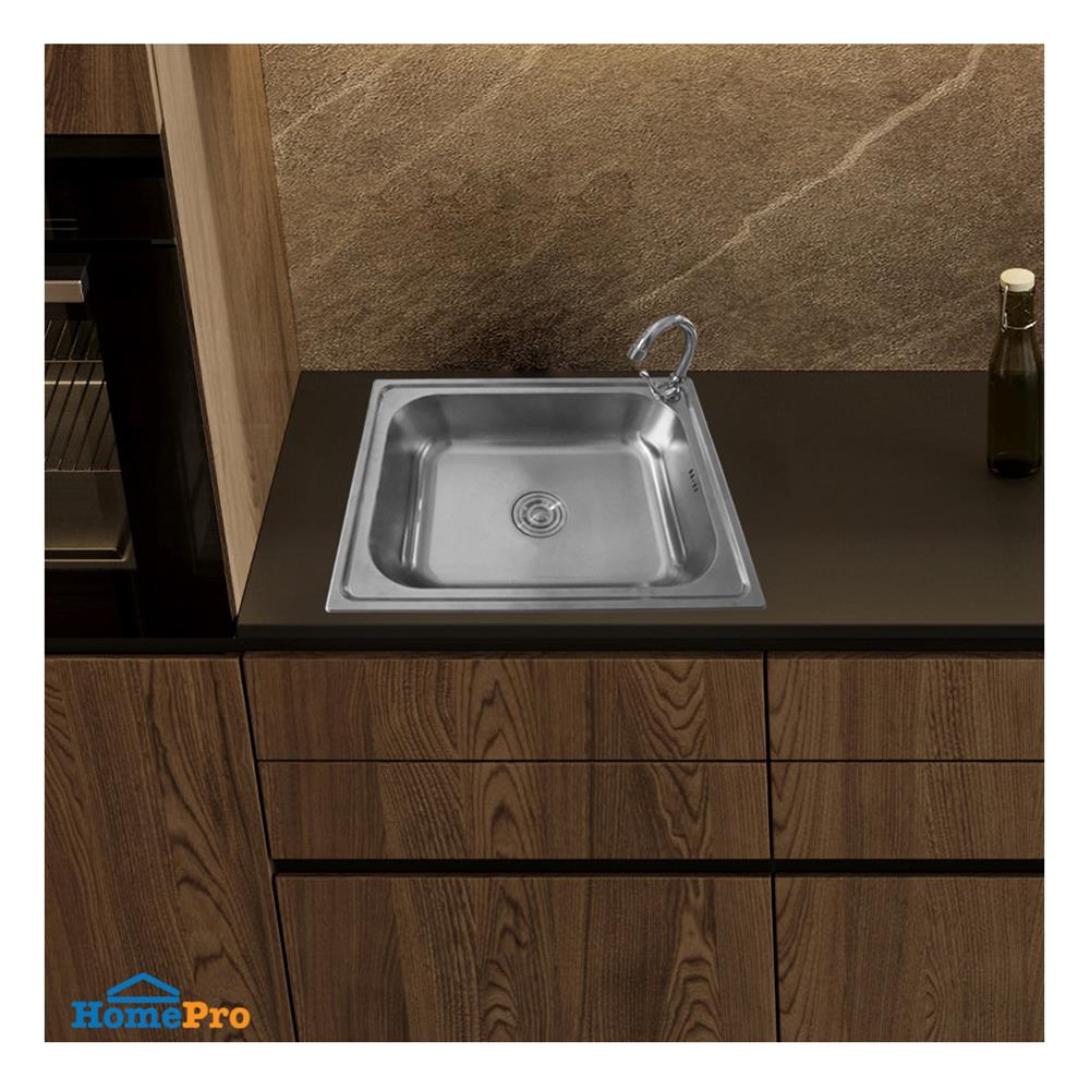 ซิงค์ฝัง 1 หลุม AXIA PP 6248 สเตนเลส