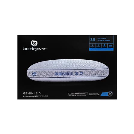 หมอนสุขภาพ เมมโมรี่โฟม BEDGEAR GEMINI 3.0 17x24 นิ้ว สีขาว_4