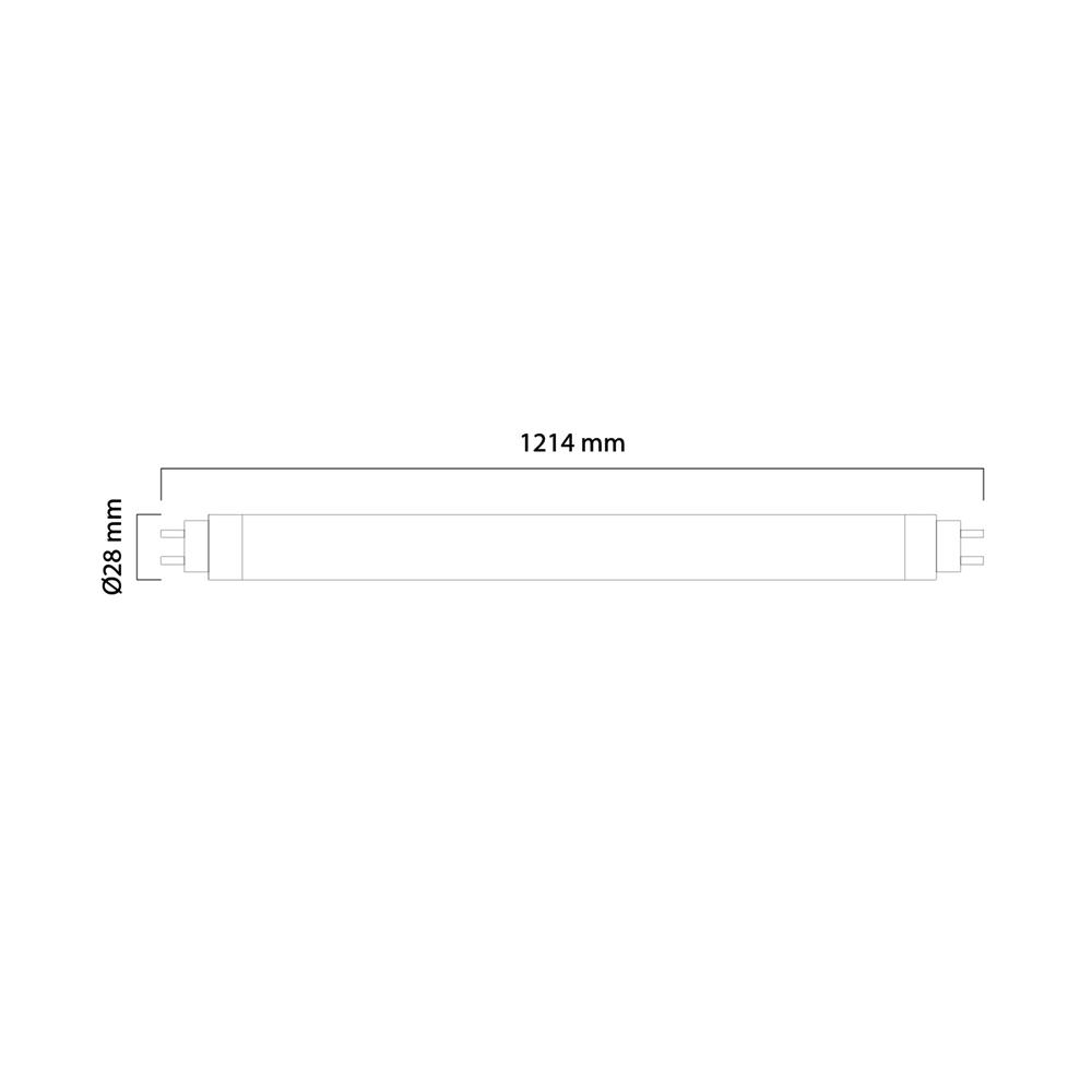 หลอด LED SHINING T8 SIM GUARD DE 18 วัตต์ DAYLIGHT G13