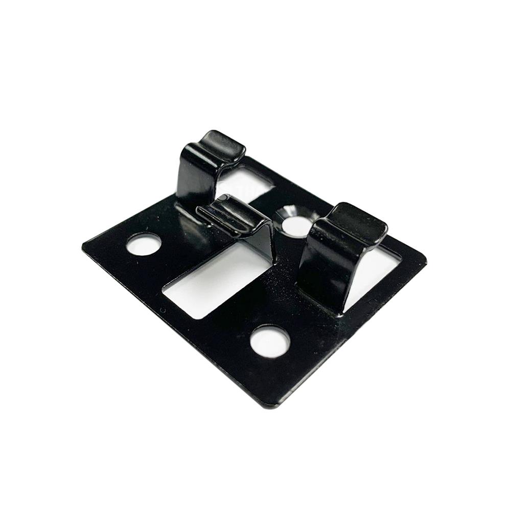 คลิปสเตนเลสไม้พื้น แบบตัน THAISUN 4x3.4x0.1 ซม. สีดำ