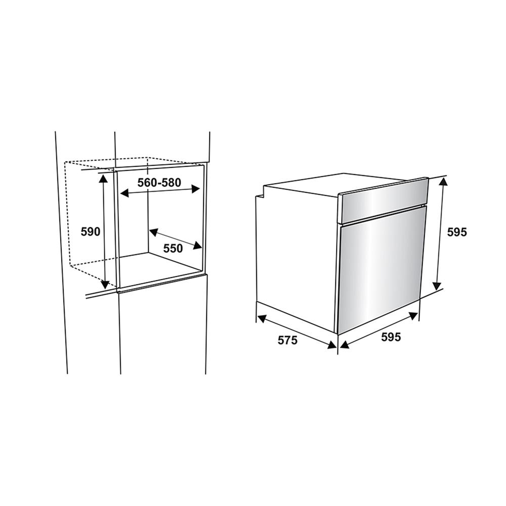เตาอบฝัง MANUAL MEX VRM9651B