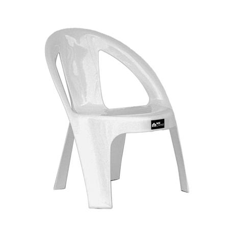 เก้าอี้พลาสติก ME LIVING JACK สีขาว_2