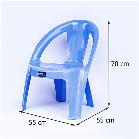 เก้าอี้พลาสติก ME LIVING JACK สีฟ้า_5