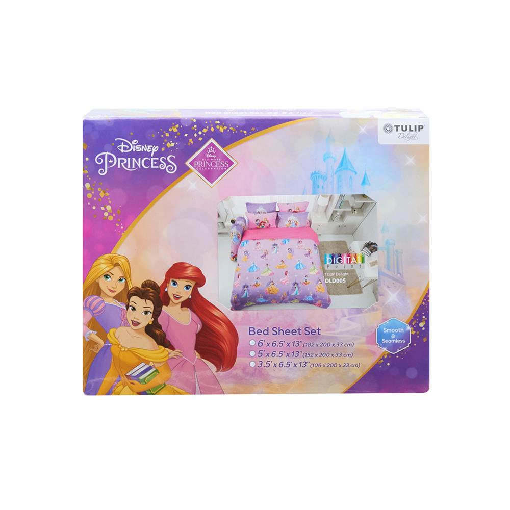 ชุดผ้าปูที่นอน 3.5 ฟุต 3 ชิ้น TULIP PRINCESS 60113-DLD005
