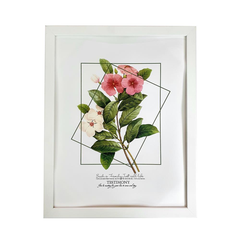 กรอบรูป PTS FLOWER 1 14X18 นิ้ว สีขาว