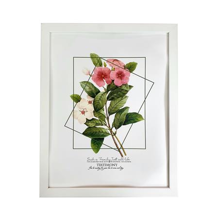 กรอบรูป PTS FLOWER 1 14X18 นิ้ว สีขาว_0