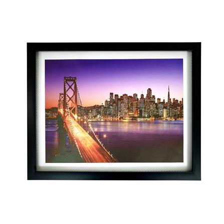 กรอบรูป PTS ROPE BRIDGE 1 18X14 นิ้ว สีดำ_0