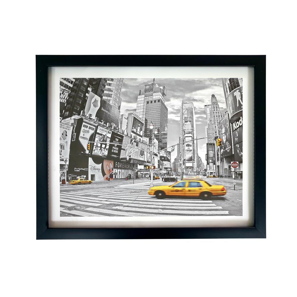 กรอบรูป PTS STREET 18X14 นิ้ว สีดำ