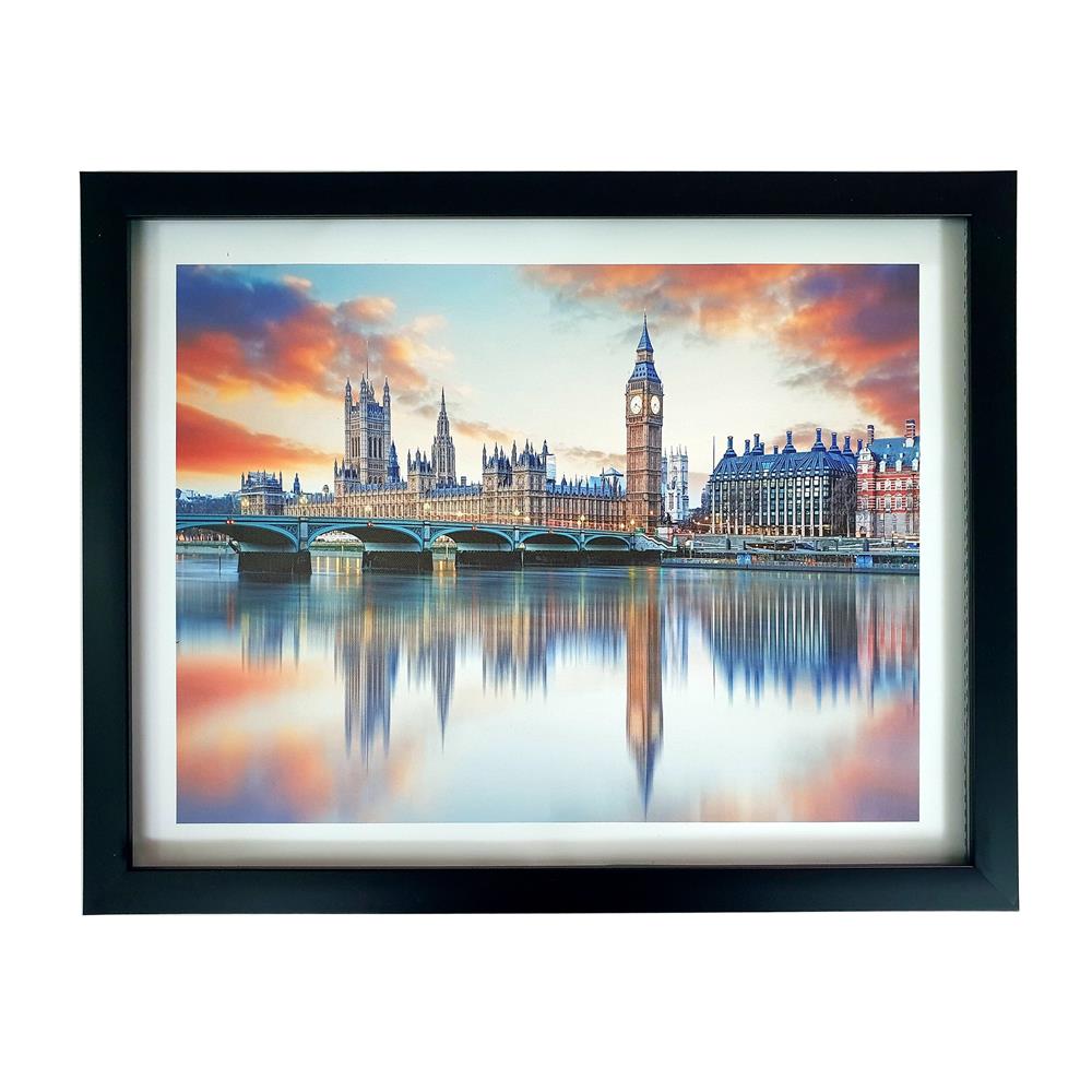 กรอบรูป PTS BRIDGE 18X14 นิ้ว สีดำ