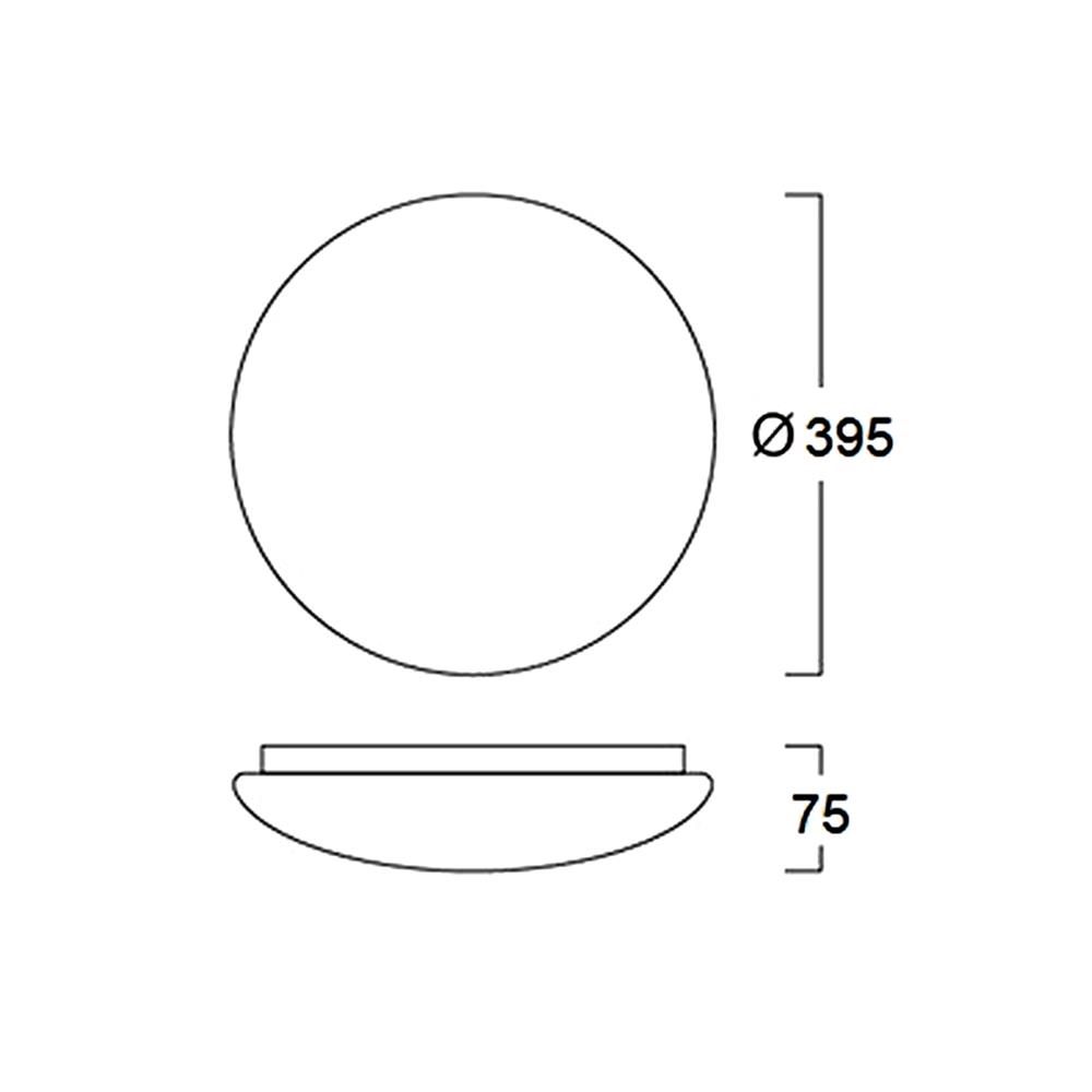 ไฟเพดาน LED LUMAX 03-A1369 15.5 นิ้ว 36 วัตต์ DAYLIGHT/COOL WHITE/WARM WHITE สีขาว