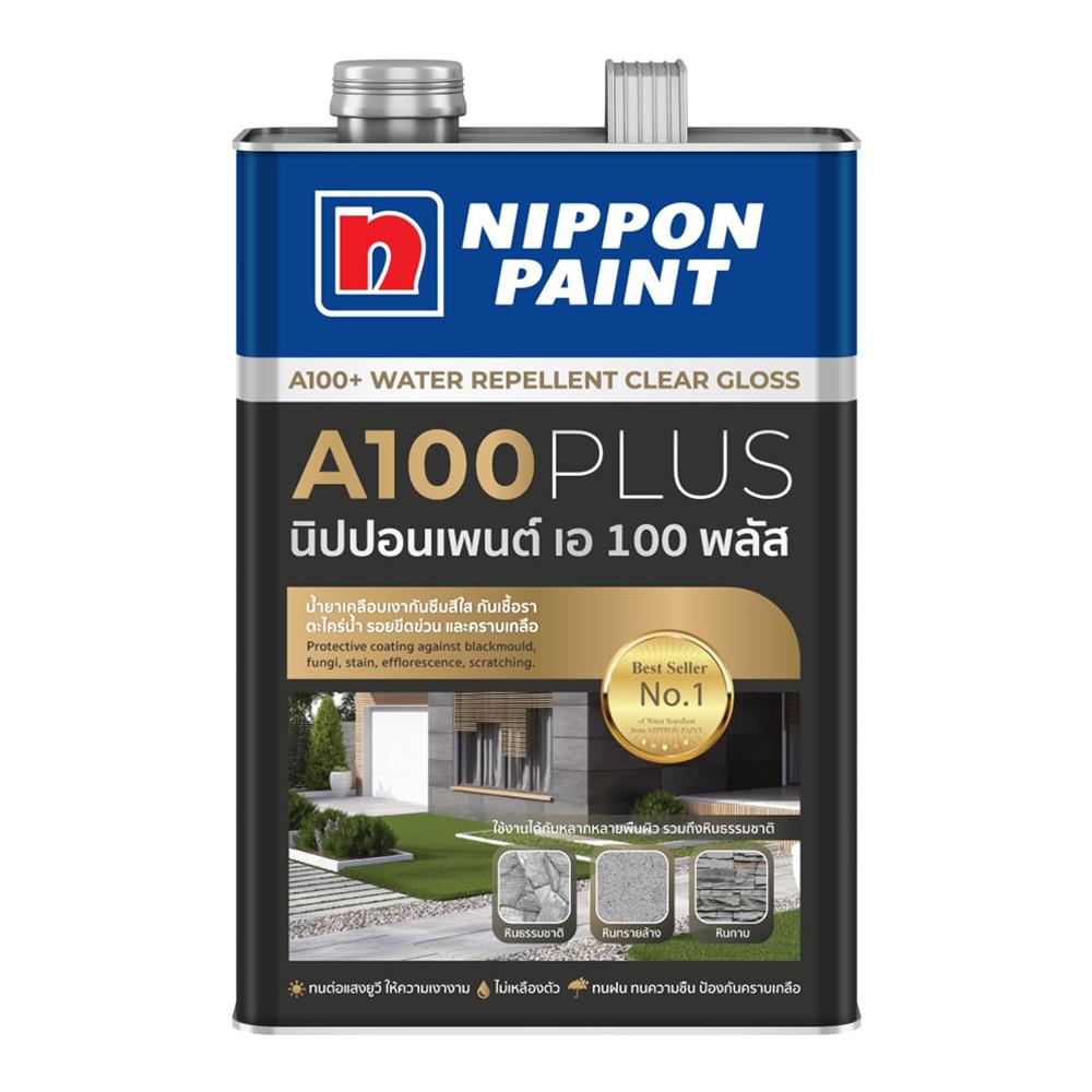น้ำยาเคลือบเงาใส NIPPON PAINT A100 PLUS 1 แกลลอน