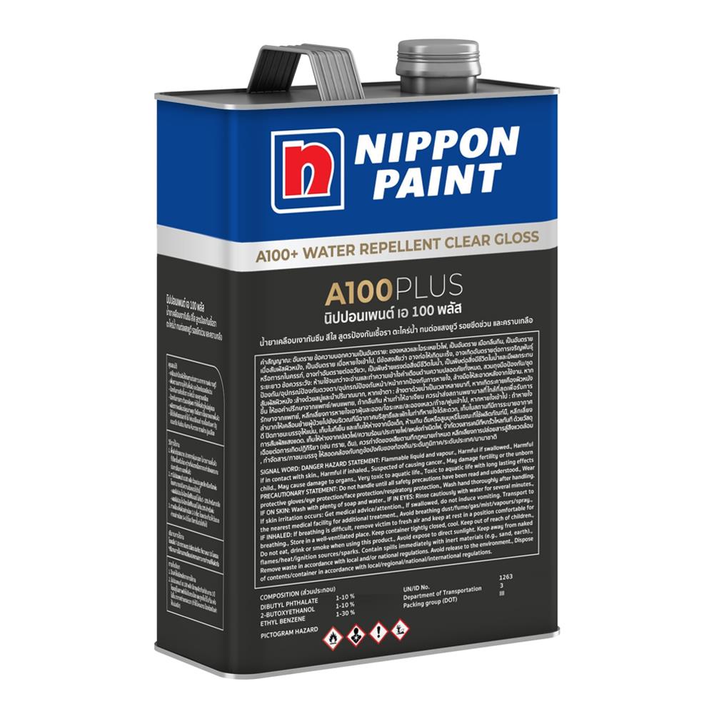 น้ำยาเคลือบเงาใส NIPPON PAINT A100 PLUS 1 แกลลอน