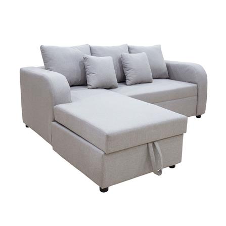 โซฟาเข้ามุมซ้าย FURDINI EMMA ผ้า สีเทาอ่อน_4