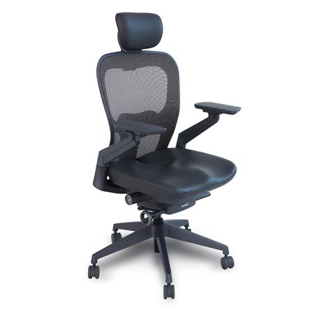 เก้าอี้สุขภาพ BEWELL ENCLOSE PLUS สีเทาเข้ม_1