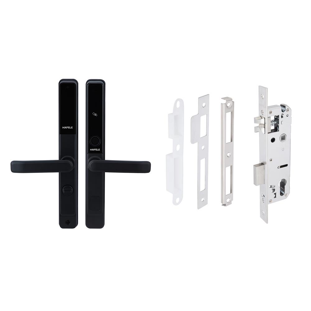 กลอนดิจิตอล HAFELE DL6600 499.21.196 บานเปิด สีดำ