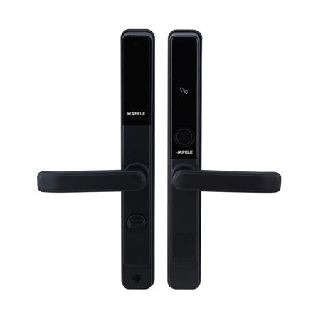 กลอนดิจิตอล HAFELE DL6600 499.21.196 บานเปิด สีดำ