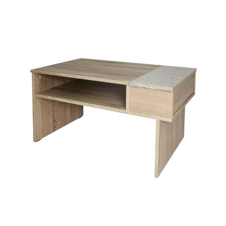 โต๊ะกลาง ME LIVING 80 ซม. สี SOLID OAK/MARBLE_0