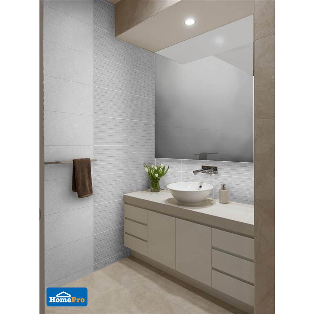 กระเบื้องผนัง DURAGRES 30x45ซม. เบวิส บริค เทา 0.81M2