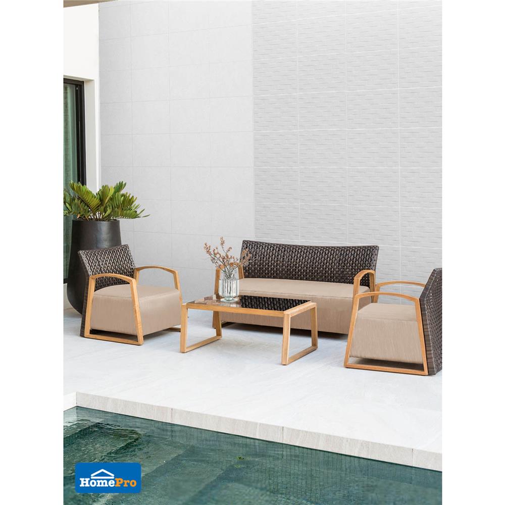 กระเบื้องผนัง DURAGRES 30x45ซม. เบวิส บริค เทา 0.81M2