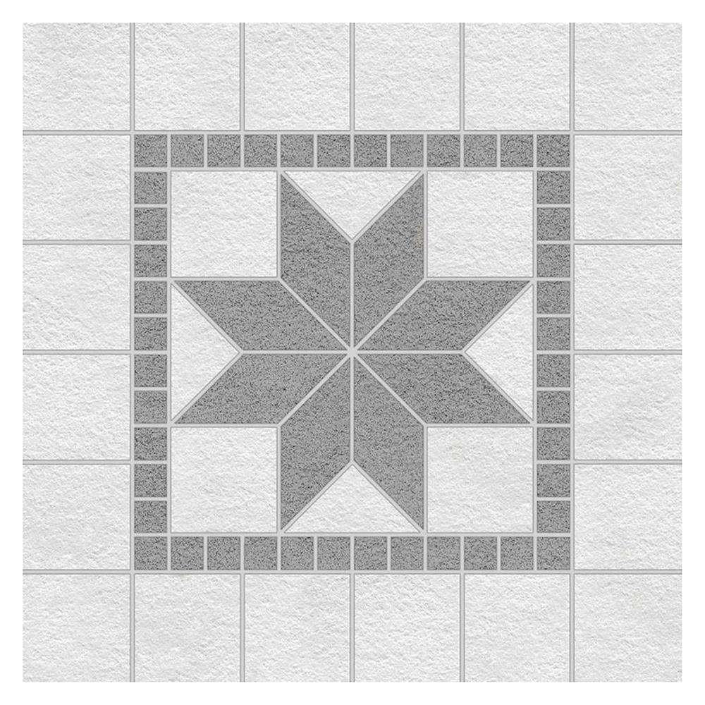 กระเบื้องพื้น 16x16 นิ้ว ภูผา วังดารา เทา A 0.96M2