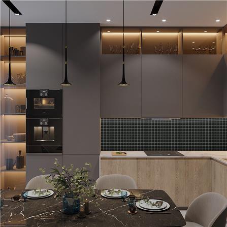 โมเสคแก้ว 30x30 ซม. GLASCERA เจ็ทแบล็ค เมทัลลิค_3