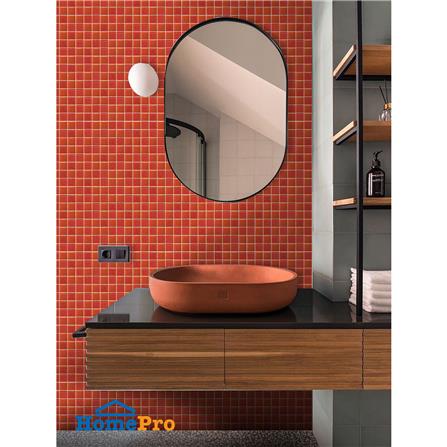 โมเสคแก้ว 30x30 ซม. GLASCERA ออเร้นจ์ ลีฟ_1