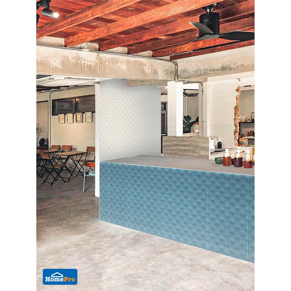 กระเบื้องผนัง 8x12 นิ้ว TARA ซีเวฟ ขาว EXC PM