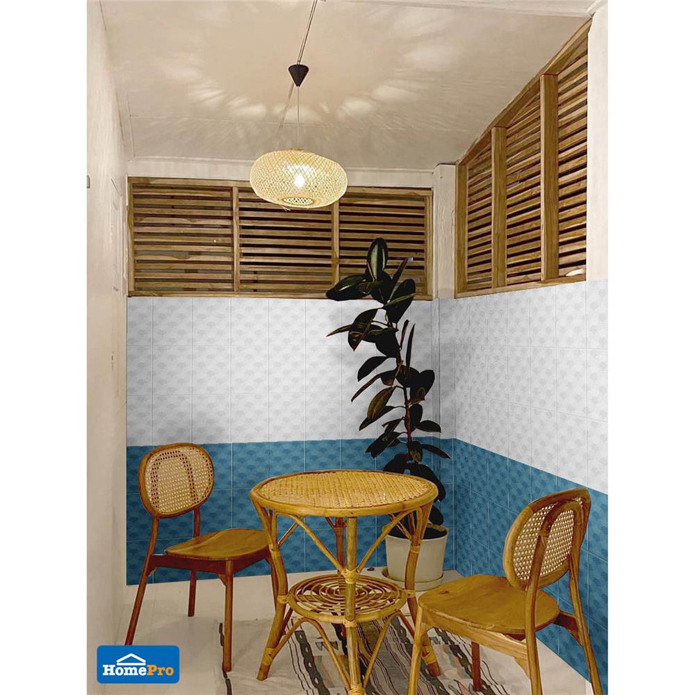 กระเบื้องผนัง 8x12 นิ้ว TARA ซีเวฟ ขาว EXC PM