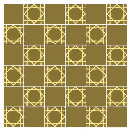 โมเสคแก้ว 30x30 ซม. GLASCERA มัสเซิล โกลด์