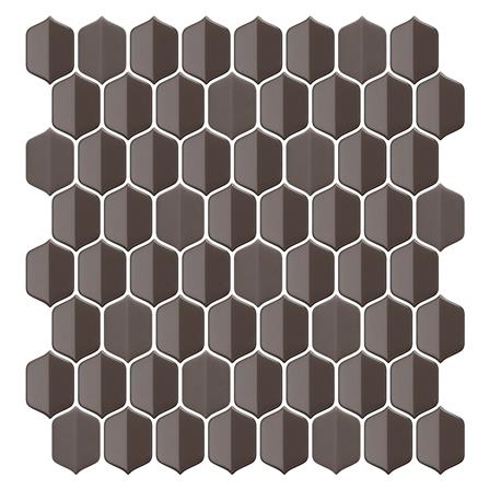 โมเสคแก้ว 30x30 ซม. GLASCERA เฮกซ่า มอคค่า