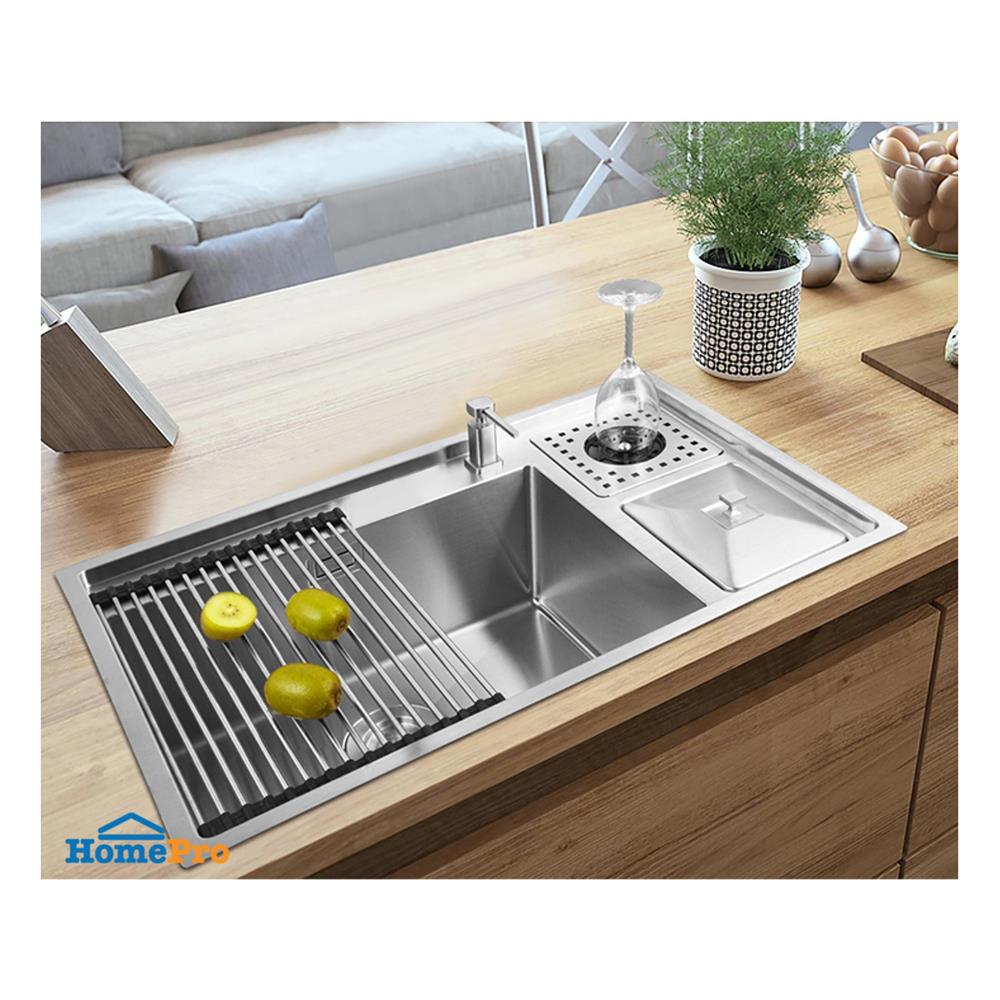 ซิงค์ฝัง 1 หลุม THAI FORWARD FH3061R สีเงิน