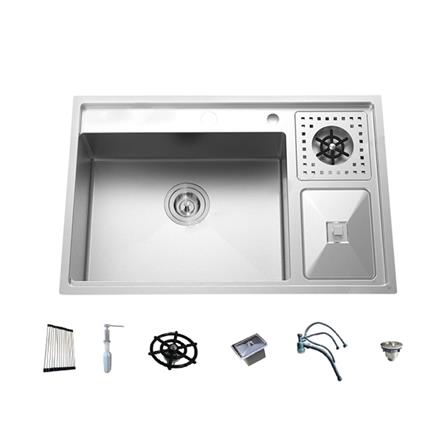 ซิงค์ฝัง 1 หลุม THAI FORWARD FH3061R สีเงิน