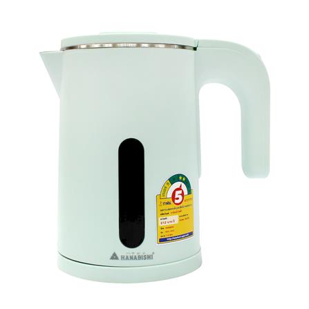 กาต้มน้ำไฟฟ้า HANABISHI HCK-1906 สีเขียวพาสเทล_0