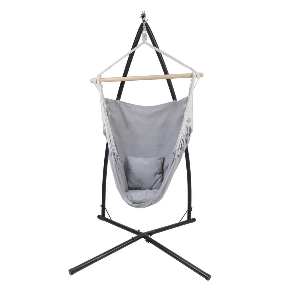 เก้าอี้โยก 1 ที่นั่ง SPRING HERON สีเทา