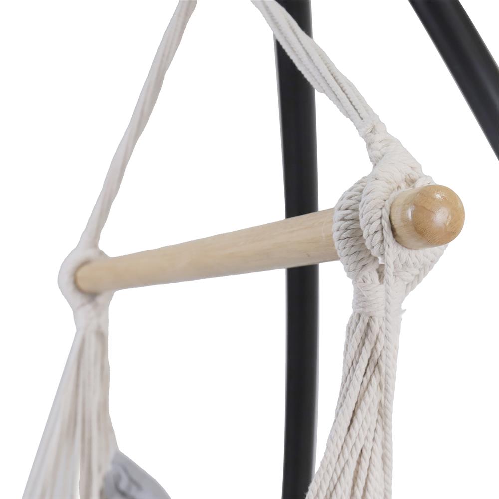 เก้าอี้โยก 1 ที่นั่ง SPRING HERON สีเทา