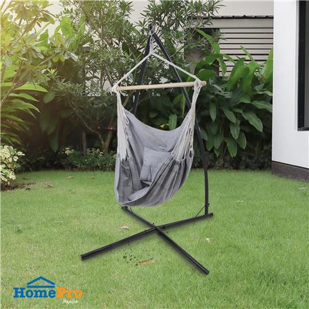 เก้าอี้โยก 1 ที่นั่ง SPRING HERON สีเทา_5