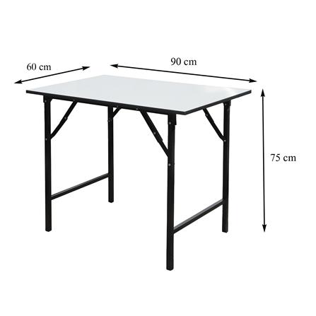 โต๊ะอเนกประสงค์เหลี่ยม FURDINI FN-6090 TOP16 สีขาว_7