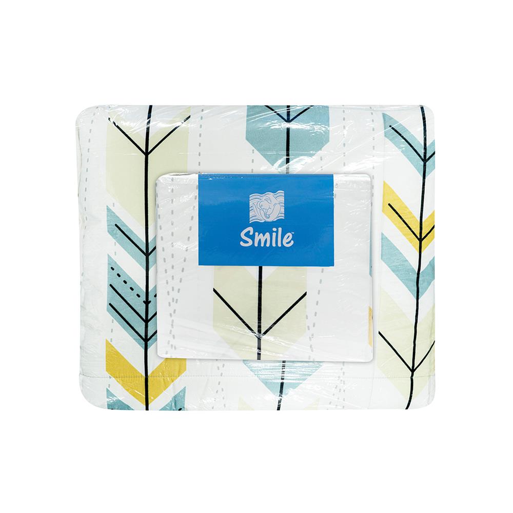 ชุดผ้าปูที่นอน 5 ฟุต 6 ชิ้น PICASSO SMILE สี CAIRO GREENMINT