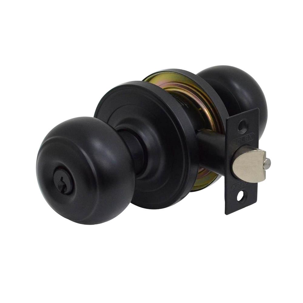 ลูกบิดห้องน้ำ หัวจัน SOLEX 9220 BL สีดำ