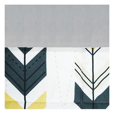 ชุดผ้าปูที่นอน 6 ฟุต 6 ชิ้น PICASSO SMILE สี CAIRO GREY_3