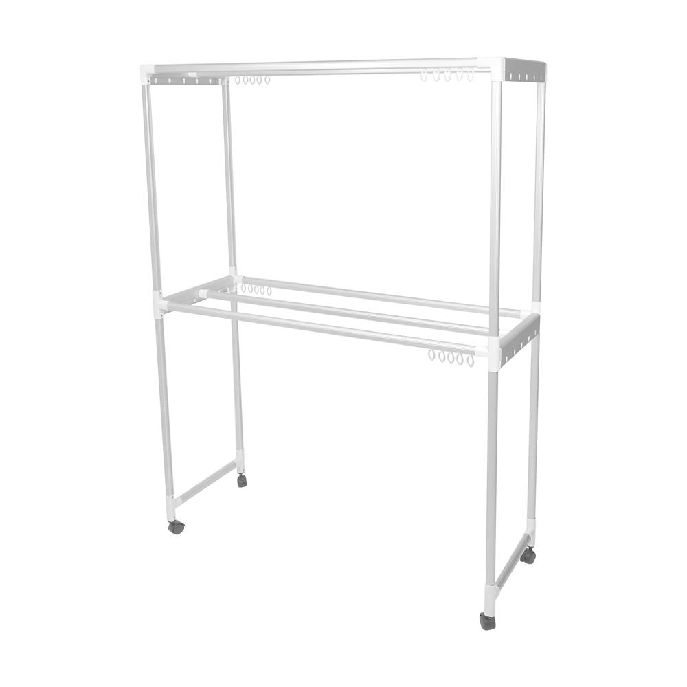 ราวตากผ้าอะลูมิเนียมมีล้อ 6 เส้น PLIM 1.2 ม.