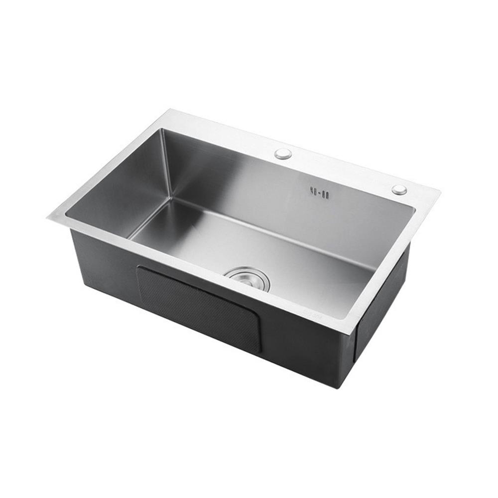 ซิงค์ฝัง 1 หลุม THAI FORWARD FH6845 สีเงิน