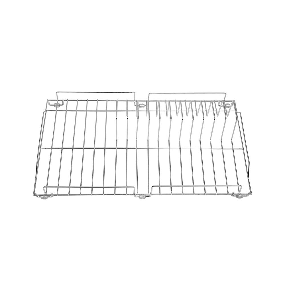 ชั้นคว่ำจานสเตนเลส 3 ชั้น มีล้อ KECH HEFTY