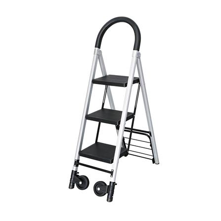 บันได STEP มีล้อ MATALL 3 ขั้น สีดำ_0